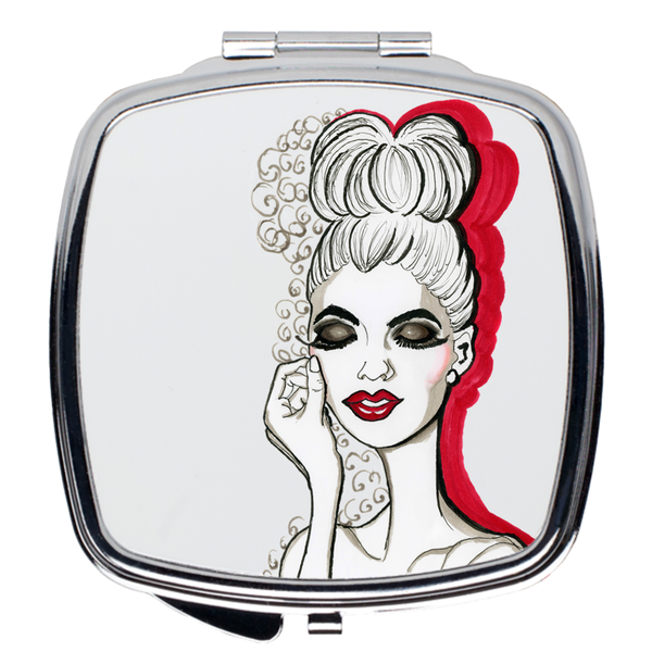 Miss Smokey Compact Mirrors - A Wincy Glass N Design