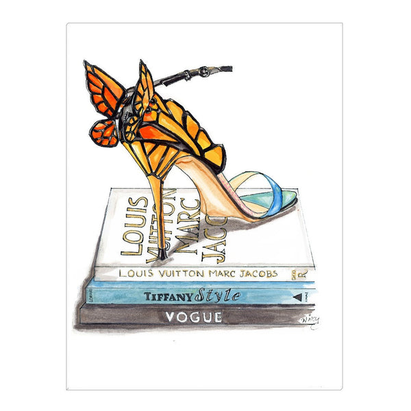Butterfly Wing Sandal Canvas Wrap - A Wincy Glass N Design