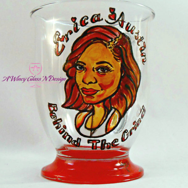Custom Caricature Glass Mug - A Wincy Glass N Design