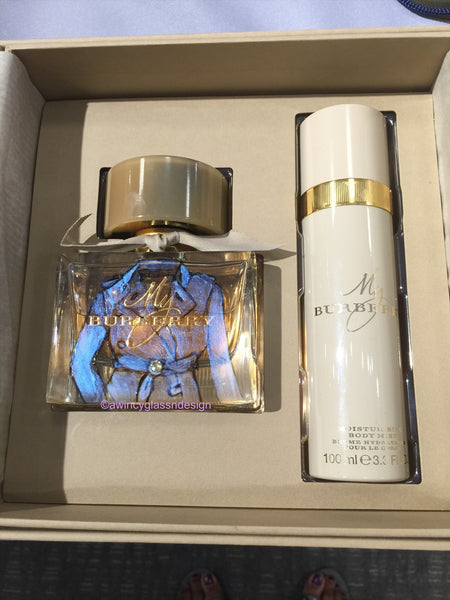 Engraved & Painted Perfume Bottle
