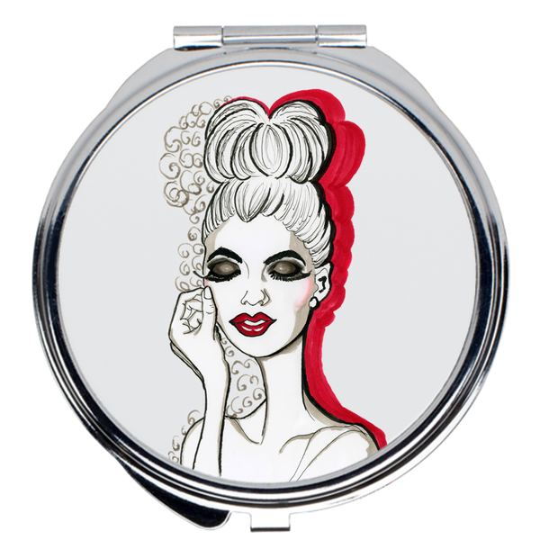 Miss Smokey Compact Mirrors - A Wincy Glass N Design