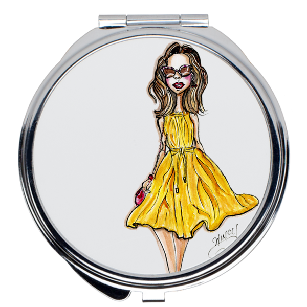Miss Sunshine Compact Mirrors - A Wincy Glass N Design