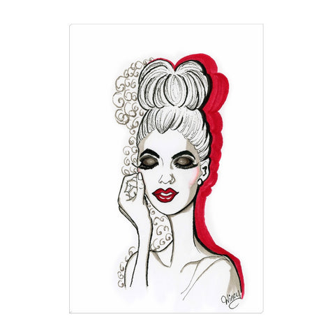 Miss Smokey Canvas Wrap - A Wincy Glass N Design