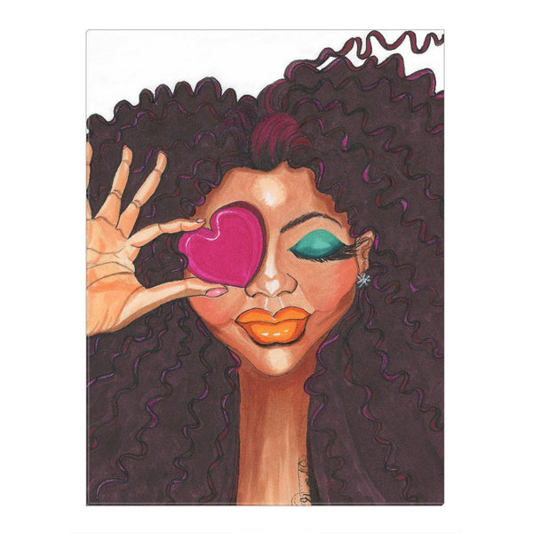 Loving Me Canvas Wrap - A Wincy Glass N Design
