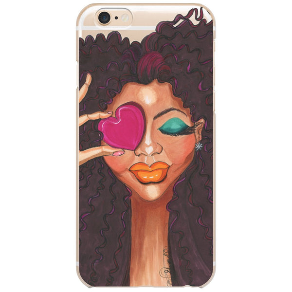 Loving Me Fashion Illustration Phone Cases - A Wincy Glass N Design
