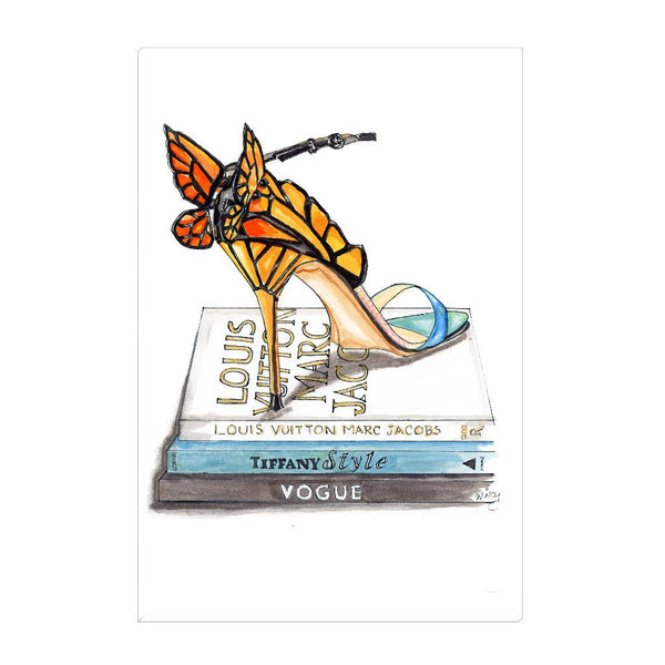 Butterfly Wing Sandal Canvas Wrap - A Wincy Glass N Design