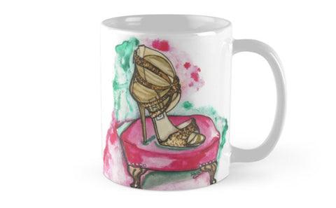 Glitter Sandal Mug - A Wincy Glass N Design